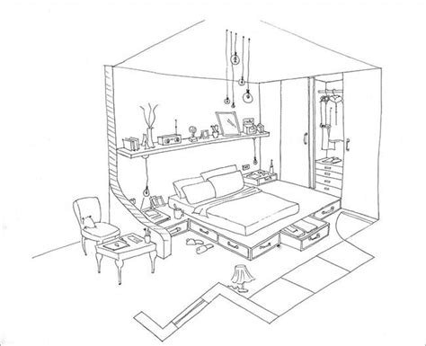 Desenhos de Quarto Para Crianças para Colorir e Imprimir