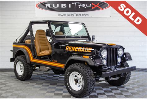 Pre Owned 1986 Jeep Cj 7 Renegade Black For Sale