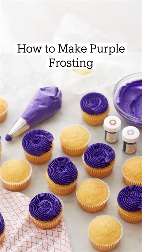 How To Make Purple Buttercream Frosting Artofit