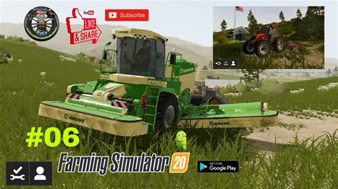 Farming Simulator 20 FS20 Android Gameplay 06 FT KRONE BIG M 450