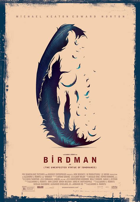 Birdman Sg Posters Posterspy Birdman Movie Poster Project Iñárritu