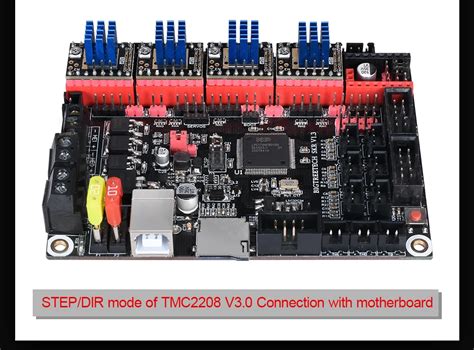 BIGTREETECH TMC2208 V3 0 Драйвер шагового двигателя UART части 3d