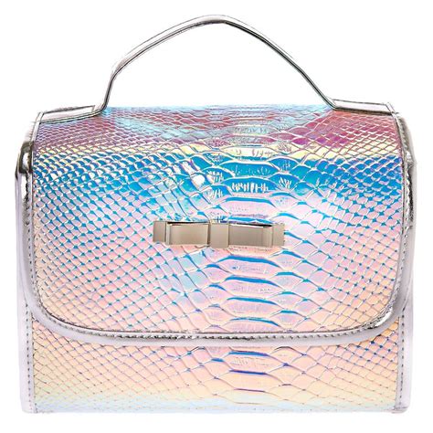 Claires Holographic Roll Travel Makeup Bag Makeup Bags Travel Makeup Bag Travel Makeup