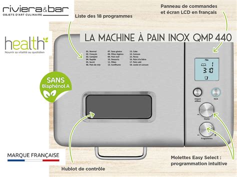 Riviera Et Bar Pr Sente La Nouvelle Machine Pain Inox Qmp