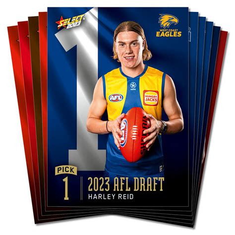 2023 Afl Draft Pick Cards Select Australia