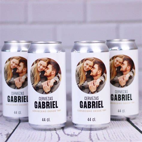 Pack 4 Latas De Cerveza Personalizada Regalos Originales