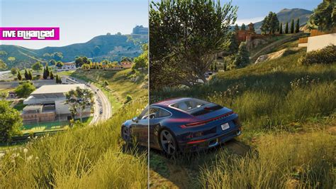 GTA 5 Original Vanilla VS Natural Vision Evolved Enhanced 2021