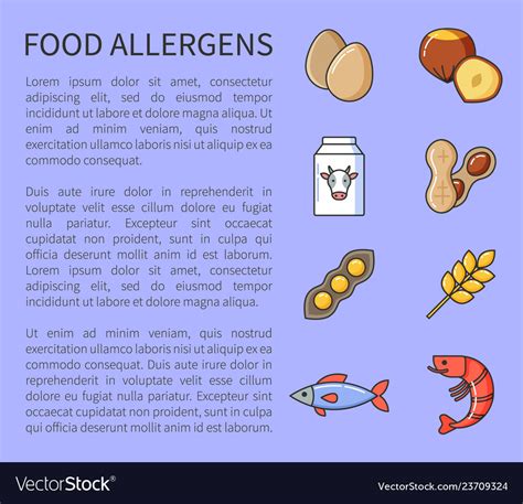 Poster For Food Allergens