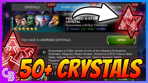 Shards Opening Featured Crystals Marvel Contest Of