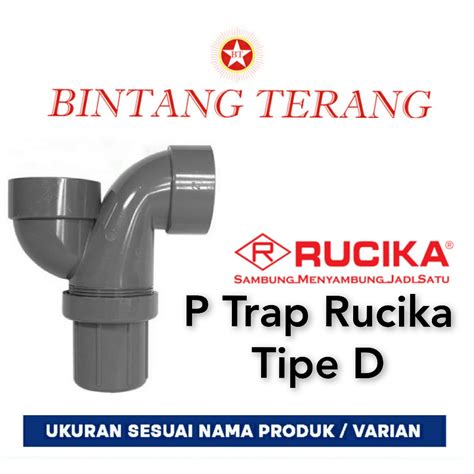 Jual P Trap Pvc D Rucika Ptrap Dv Leher Angsa Pvc Gulu