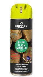 Traceur Forestier Hautement Fluorescent Jaune Fluo Mois Flash Marker