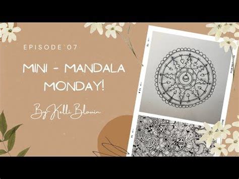 (99) kelli blouin - YouTube | Mandala, Mini, Zentangle patterns