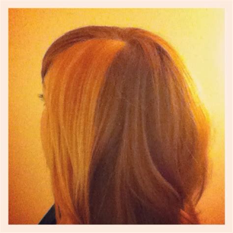 color blocked hair | Color block hair, Long hair styles, Hair