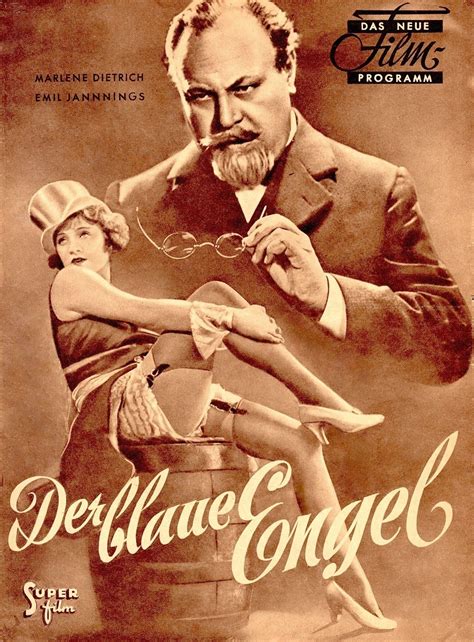 Marlene Dietrich And Emil Jannings In The Blue Angel Der Blaue Engel