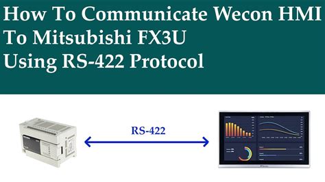 Wecon Hmi How To Communicate Wecon Hmito Mitsubishi Fx3u Using Rs 422 Protocol Bahasa