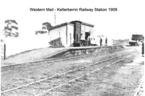 Black And White Photograph Western Mail Kellerberrin Railway Station