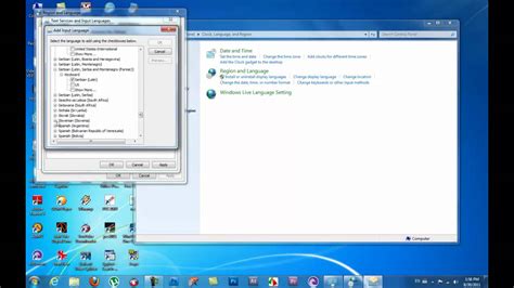 Kako Promeniti Display I Jezik Pisanja Na Windows 7 YouTube