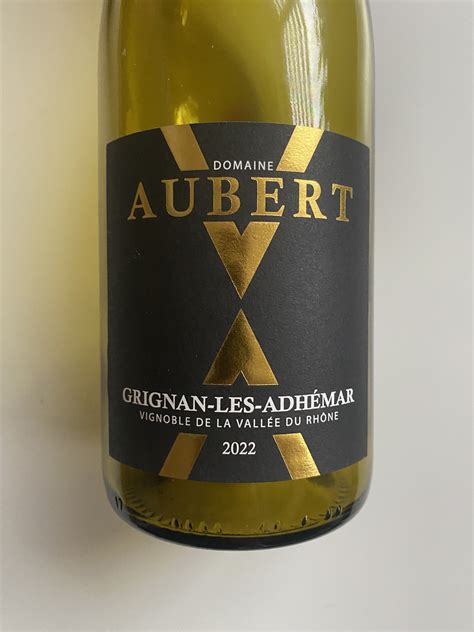 Domaine Aubert Grignan Les Adhémar 2022 Enostrada