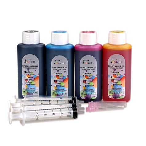 4x100ml Quality Dye Ink For All Brother 4 Colors Desktop Printers Bk C M Y Dye Inkdye Inkink