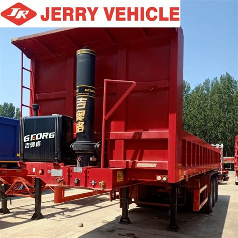 3 Axles Drop Side Board Sidewall Semi Trailer With Side Wall Boards