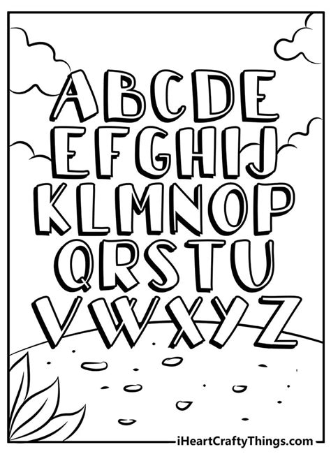 Alphabet A To Z Coloring Page Download Print Or Color Online For Free