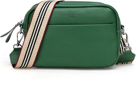 TTSAM Crossbody Bag Damen Breiter Gurt leder umhängetasche damen