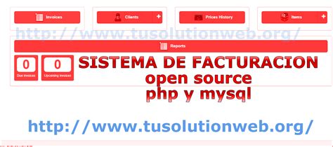 Sistema De Facturaciónmysqlphpjsonjquery Codigo Fuente Gratis