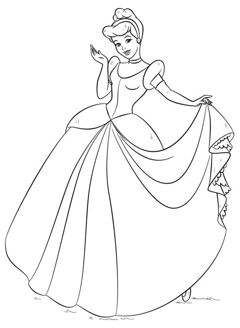 Cinderella Printables Coloring Pages