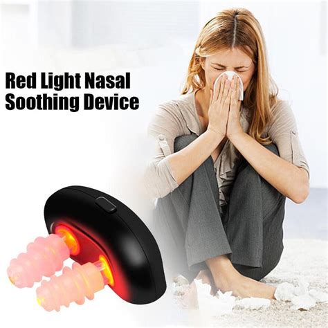 RespiRelief Red Light Nasal Therapy Instrument Device Black 2024 EBay