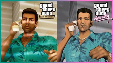 Character Models Comparison Gta Trilogy Vs Original Youtube