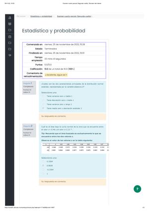 Examen segundo parcial Segunda vuelta Revisión del intento