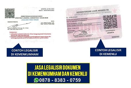 Jasa Legalisir Di Kemenkumham Dan Kemenlu Jasa Legalisir Di