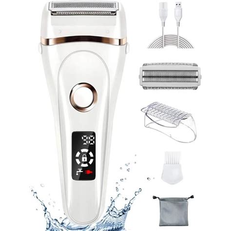 Rasoir Électrique Indolore Pour Femmes Tondeuse à Poil Et Bikini Rasoir Électrique