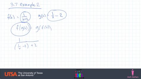 Verify Inverse Function 1 Youtube