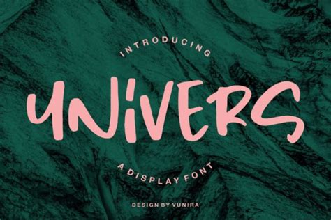 Univers Font By Vunira · Creative Fabrica