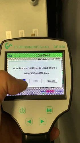 Mobile Dew Point Measurement With Pressure Sensor Model Name Number