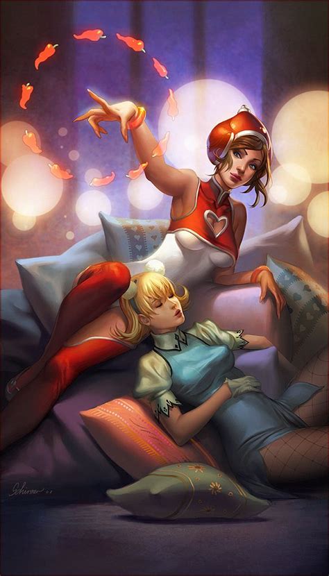 Pepper And Wanda Lounge By Janaschi On Deviantart Digital Art