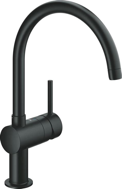 Grohe Minta Blandingsbatteri Med C Tud Velvet Black Elgiganten