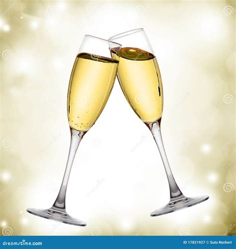 Two Elegant Champagne Glasses Royalty Free Stock Photography Image