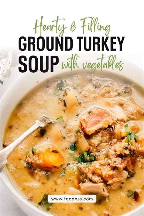 Tasty Ground Turkey Soup Easy 30 Minute Recipe Foodess