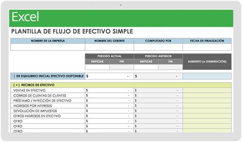 Estados De Flujo De Efectivo Plantillas Cash Flow Statement The Best