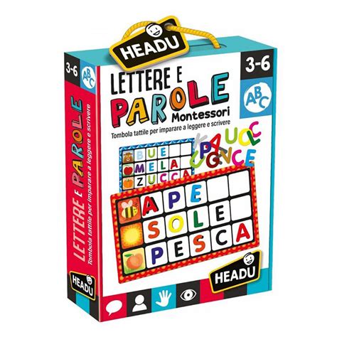 Paniate Lettere E Parole Montessori Headu