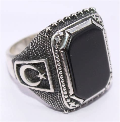 Anillo Turco Otomano Plata 925 Talla 11 Hombre 1020 Turco Mercado Libre