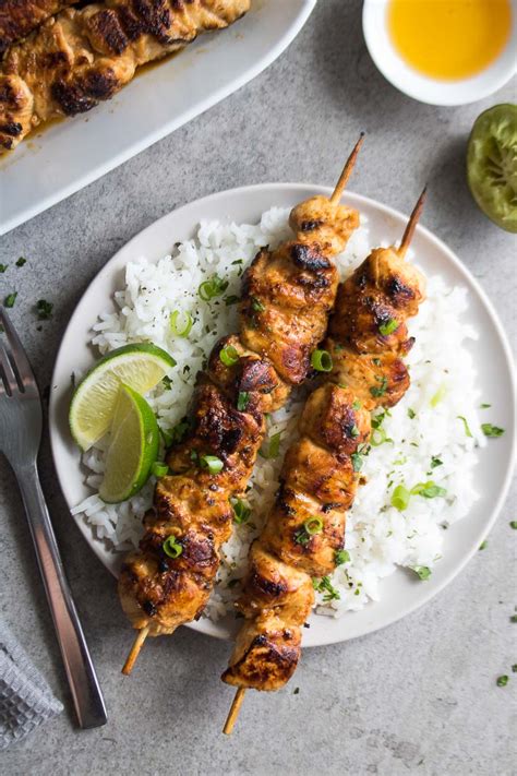 Honey Lime Chicken Skewers Stephanie Kay Nutrition