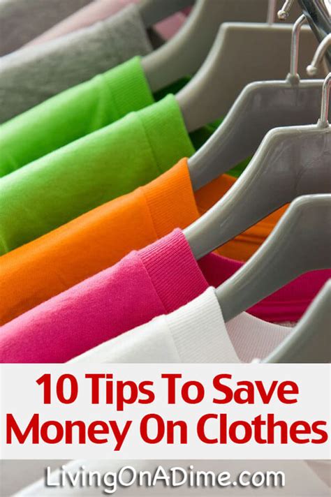 10 Tips To Save Money On Clothes