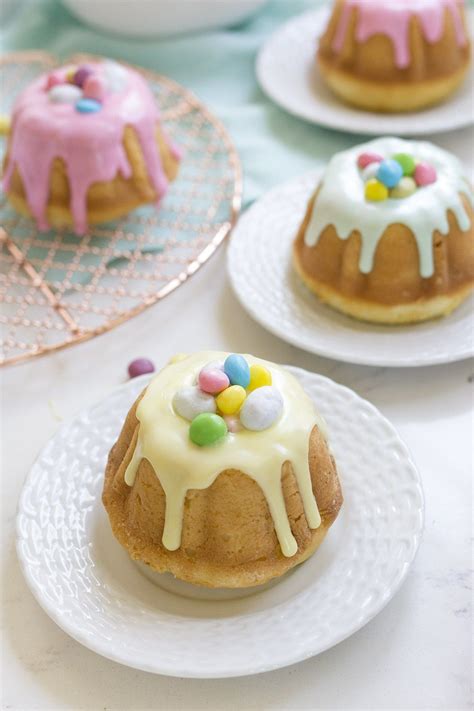 Surprise Inside Mini Easter Bundt Cakes Easter Bundt Cake Easter