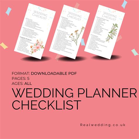 Printable Wedding Checklist Real Wedding