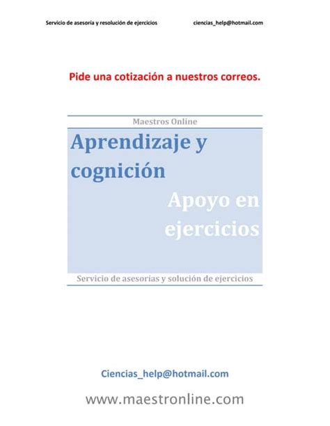 Aprendizaje Y Cognición Pdf