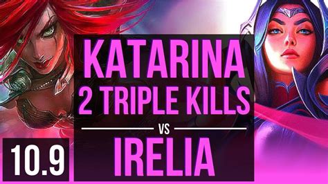 Katarina Vs Irelia Mid 2 Triple Kills 1 5m Mastery Points 1100