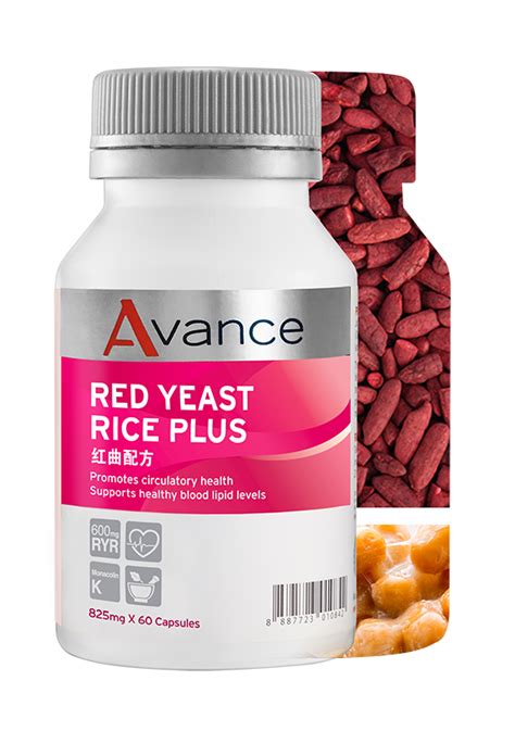 Red Yeast Rice Plus For Cholesterol Management Avance Product